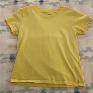 yellow tee from urban outfitters